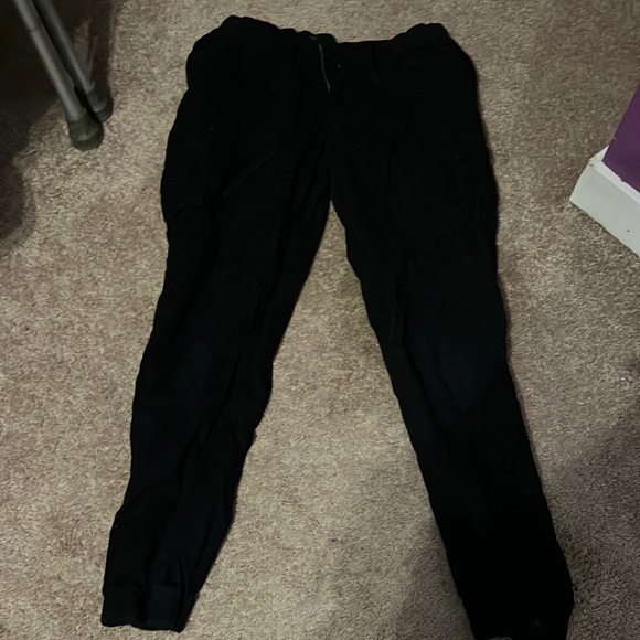 Aero black highrise cargo joggers - Picture 1 of 4